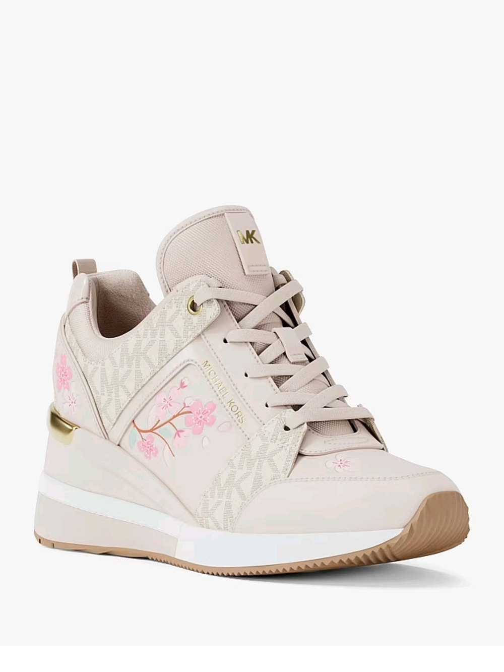 NWT! Michael Kors Georgie Signature Logo Trainer